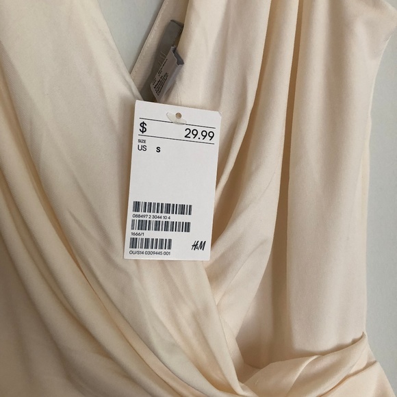 White Sleeveless H&M Dress - Picture 4 of 4